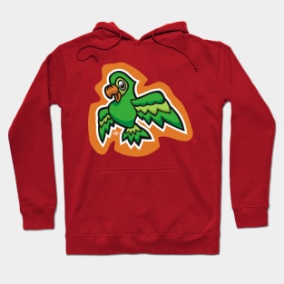 Little Green Parrot Hoodie